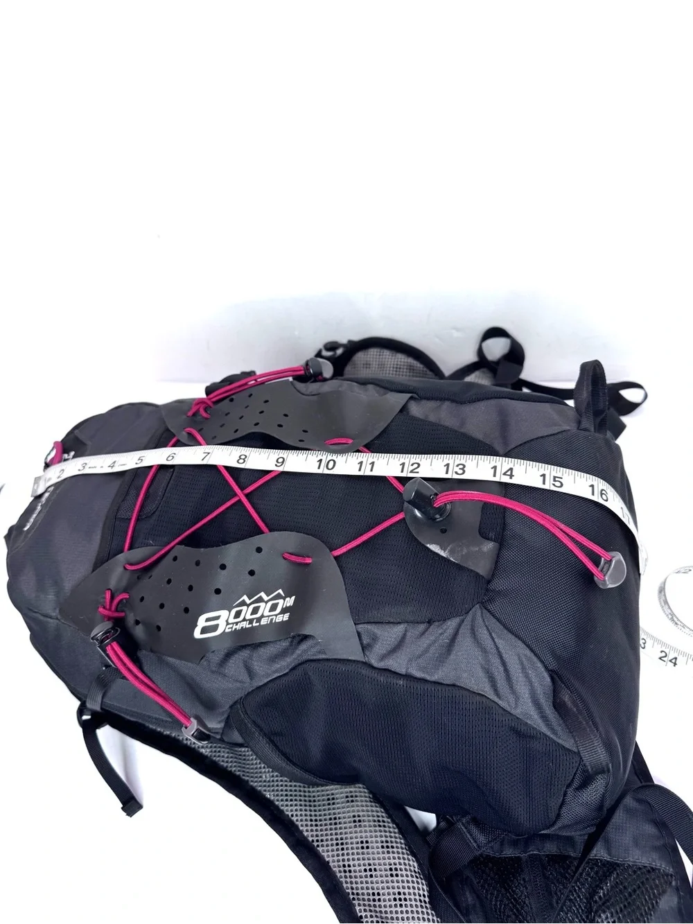 JanSport 8000M Challenge Technical Hiking Backpack Black Red Daypack